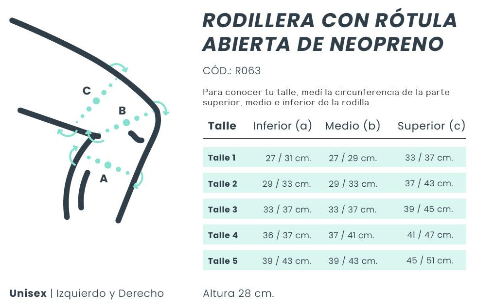 Descubre la rodillera rotula libre ajustable de neopreno, diseñada para ofrecer soporte y comodidad en tus actividades diarias. Ideal para proteger la rodilla, mejorar la movilidad y prevenir lesiones. Ajustable y duradera, perfecta para deportistas y personas con molestias articulares.