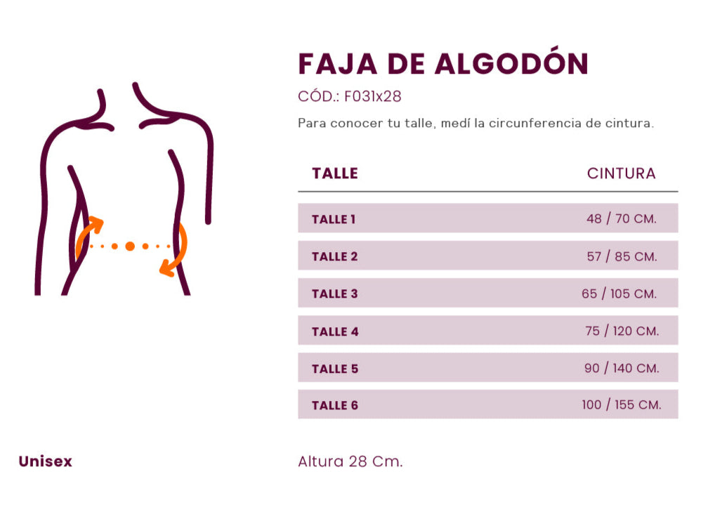 Descubre la **Faja Bien Star** de 28 cm regulable, diseñada para brindar soporte y comodidad. Con ajuste personalizado, esta faja te ofrece un ajuste perfecto y mejora tu postura, ideal para el uso diario o para actividades físicas.