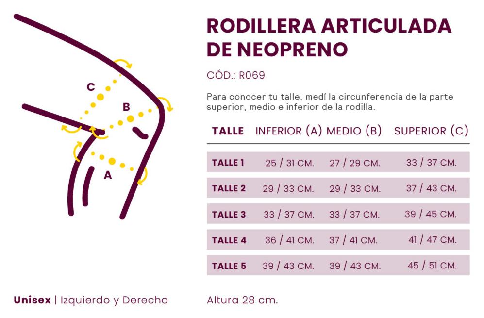 Descubre la rodillera en neopreno articulada, diseñada para brindar soporte y comodidad durante actividades deportivas y rehabilitación. Con su estructura flexible y material transpirable, ofrece protección eficaz para las articulaciones, reduciendo el riesgo de lesiones y mejorando el rendimiento.