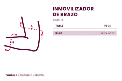 INMOVILIZADOR DE BRAZO - IB