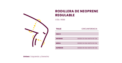 RODILLERA ABIERTA DE NEOP EN 8 - R088