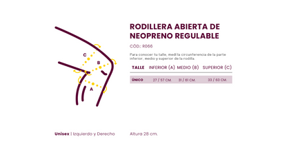 RODILLERA ABIERTA DE NEOP - R066