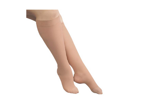 MEDIA DE COMPRESION 8/15 MMHG HASTA RODILLA P.CERRADA - S1050